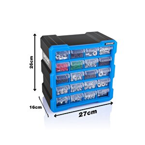 Super Bag Monoblok 20 Çekmeceli Organizer Seti