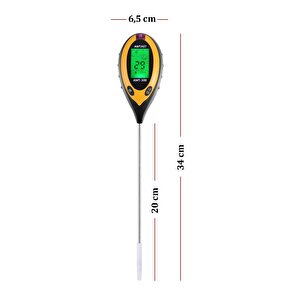 Amtast 4 Parametre Toprak Ph Nem Isı Işık Ölçer