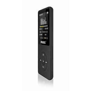 X02 Ultra İnce Mp3 Çalar 4gb Fm Radyo Siyah