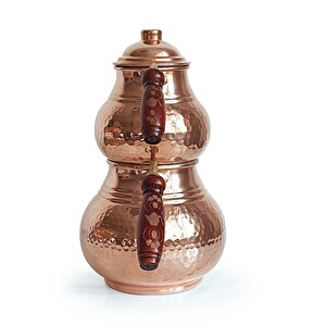 Shark Anatolia Klasik Bakır Kalın El Dövme Çaydanlık No:2