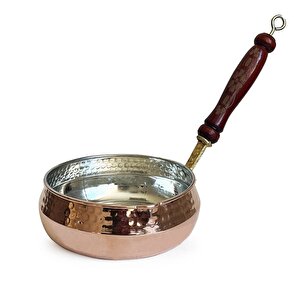 Ahşap Kulplu Bakır Salsa Sosluk No:1
