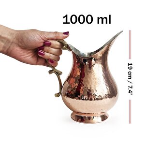 El Dövmesi Maraş Bakır Sürahi 1 Litre
