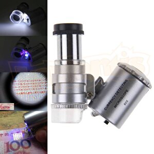 Aek-tech Ledli Mini Büyüteç 60x