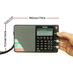 Tecsun Pl880 Dijital Radyo Dual Conversion Am/fm Uzun Dalga