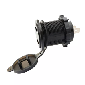 Voltmetreli Usb Portu 4.2a 12v 24v Kırmızı Led Işıklı