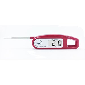 Thermo Jack Katlanır Problu Dijital Termometre Bordo