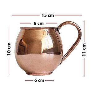 Terra Bakır Kupa Bardak Mug