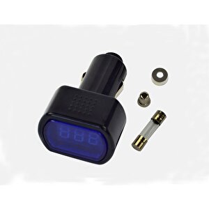 Aek-tech Araç Akü Dijital Volt Ölçer Voltmetre