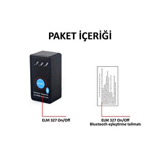 Elm327 On/off  Araç Arıza Tespit Cihazı Obd2 V2.1