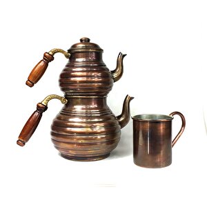Shark Anatolia Bakır Kupa Bardak Mug