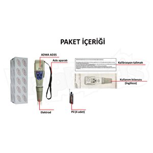 Adwa Ad35 Tds Ölçer Ec İletkenlik Ölçer