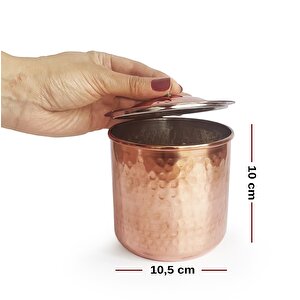 Safran El Dövmesi Bakır Baharatlık 10cm