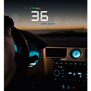 A-200 Hud Cama Yansıyan Obd2 Araç İçi Gösterge