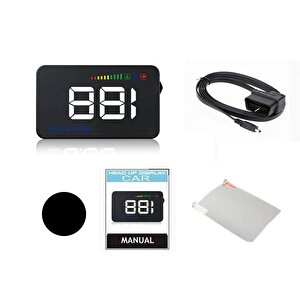 A-200 Hud Cama Yansıyan Obd2 Araç İçi Gösterge