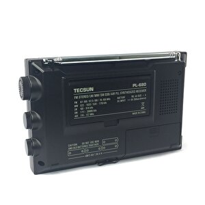 Tecsun Pl-680 Dijital Stereo Radyo Fm/mw/sbb/pll