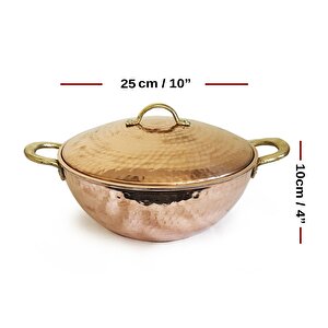 Shark Anatolia Wok Tava 25 Cm Kapaklı