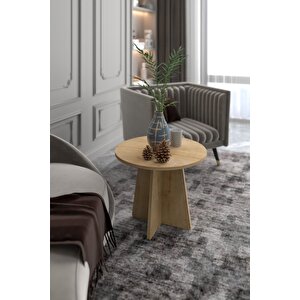 Mantar Orta Sehpa | Salon Sehpası - Safir Meşe Safir Meşe