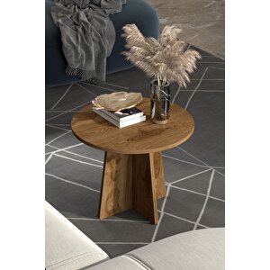Mantar Orta Sehpa | Salon Sehpası - Ağaç Desen Ud