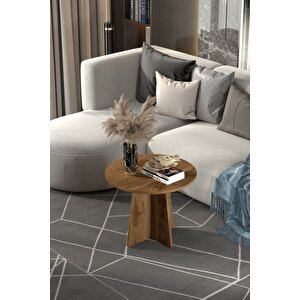 Mantar Orta Sehpa | Salon Sehpası - Ağaç Desen