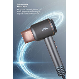 Sinbo Shd-1717 Bldc Negatif İyonlu Profesyonel Saç Kurutma Makinesi 1600w