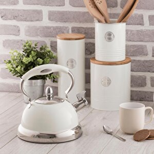 1401745 Living Serisi 2.5 Litre Makarna Saklama Kabı - Krem