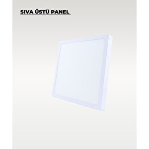 24w Sıva Üstü Kare Led Panel 3200k Sarı Işık