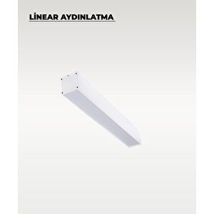 120 Cm Beyaz Metal Kasa Lineer Aydınlatma 6500k (beyaz Işık)