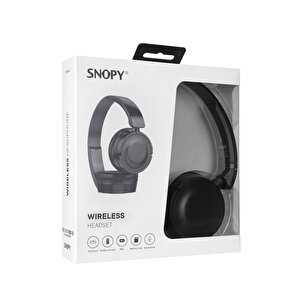 Snopy Sn-xbk33 Siyah Batty Tf Kart Özellikli Bluetooth V 5.0 Katlanabilir Kulak Üstü Kulaklık