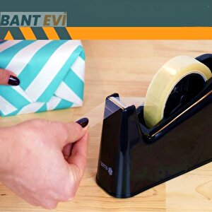 İnce Koli Bandı 6 Adet 25mmx100mt Şeffaf Akrilik Yapışkanlı Kırtasiye Bandı
