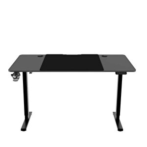 Adore Gaming Maestro-x Yükseklik Ayarlı Oyuncu Masası - Siyah 140x72-117x60 Cm