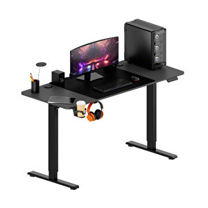 Adore Gaming Maestro-x Yükseklik Ayarlı Oyuncu Masası - Siyah 140x72-117x60 Cm