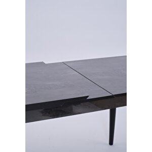 Nehir Polo Lak Panel Açılır Mutfak Masa Takımı 75x130cm