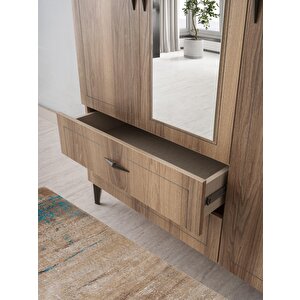 Hazar 3 Kapılı 2 Çekmeceli Gardırop Elbise Dolabı 120x47x200