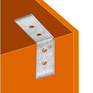 (10 Adet) Mobilya Eşya Dolap Duvara Sabitleme Köşebent Bağlantı Aparatı L Demiri Gönye 45x45x20 Mm
