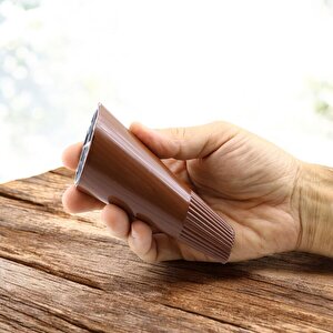 Ahşap Desenli Ayak Açılı Konik 12 Cm Mobilya Yükseltici Baza Ayağı Koltuk Kanepe Altı Puf Ayakları