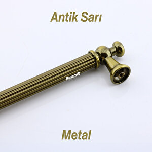 Mobilya Çekmece Mutfak Dolabı Dolap Kapak Kulpları Kulb Kulpu Antik Sarı Metal Kulp 224 Mm