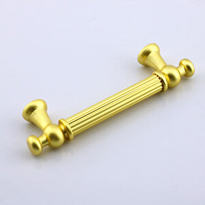 Mobilya Mutfak Çekmece Dolap Dolabı Kulbu Kulpu Kulpları Kulp 96 Mm 9.6 Cm Mat Gold Altın
