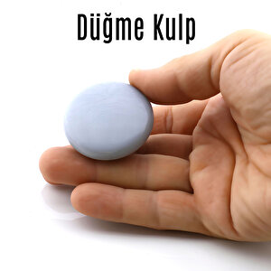 Mantar Kulp Düğme 1 Adet Çekmece Mutfak Mobilya Dolabı Dolap Kulpu Kulbu Plastik Kulp Gri
