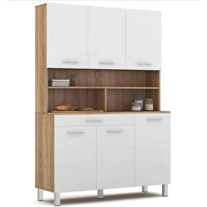 Liebe Çok Amaçlı Dolap-mikrodalga-erzak-airfryer-mutfak-kiler Dolabı-kahve Köşesi-atlantikçam-120cm