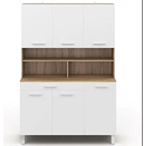 Tdesigno Liebe Çok Amaçlı Dolap-mikrodalga-erzak-airfryer-mutfak-kiler Dolabı-kahve Köşesi-atlantikçam-120cm