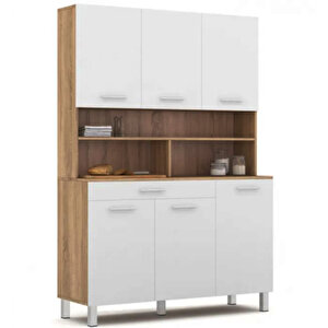 Tdesigno Liebe Çok Amaçlı Dolap-mikrodalga-erzak-airfryer-mutfak-kiler Dolabı-kahve Köşesi-atlantikçam-120cm