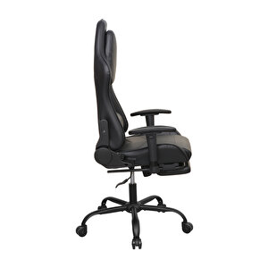 Adore Gaming Prox Oyuncu Koltuğu Siyah S. Deri 71x77,5-126x136 Cm