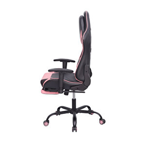 Adore Gaming Prox Oyuncu Koltuğu Siyah / Pembe S. Deri 71x77,5-126x136 Cm