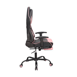 Adore Gaming Prox Oyuncu Koltuğu Siyah / Pembe S. Deri 71x77,5-126x136 Cm