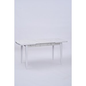 Nehir Beta Banklı Lak Panel Açılır Mutfak Masa Takımı 75x130cm