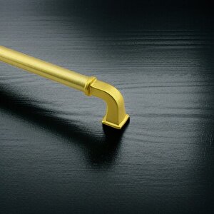 Alfa Metal Mat Gold Altın Kulp 224 Mm Mobilya Çekmece Mutfak Dolabı Dolap Kapak Kulpları Kulb Kulpu