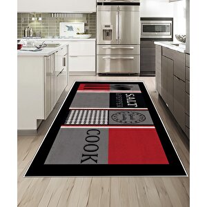 Shine M(253) Dijital Baskılı Saçaksız Mutfak Koridor Yolluk Salon Yatak Odası Halısı 160x500 cm