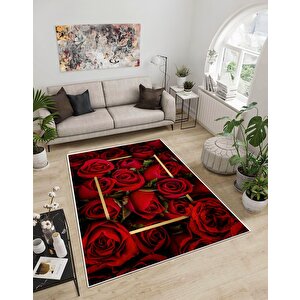 Shine M(72) Dijital Baskılı Saçaksız Mutfak Koridor Yolluk Salon Yatak Odası Halısı 60x150 cm