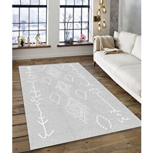 Shine M(167) Dijital Baskılı Saçaksız Mutfak Koridor Yolluk Salon Yatak Odası Halısı 200x200 cm