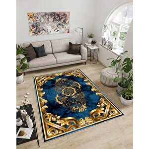 Shine M(48) Dijital Baskılı Saçaksız Mutfak Koridor Yolluk Salon Yatak Odası Halısı 140x200 cm